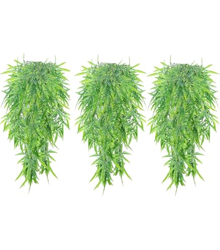 Amazon｜DecoBudz リアルな人工大麻装飾 – 人工雑草植物 15インチ